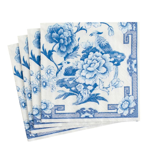 SERVILLETAS AZUL Y BLANCO
