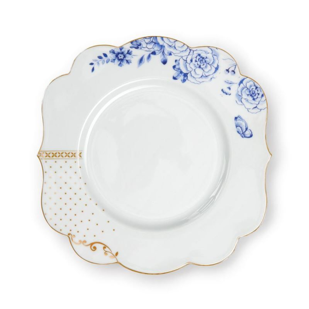 PLATO POSTRE ROYAL BLANCO