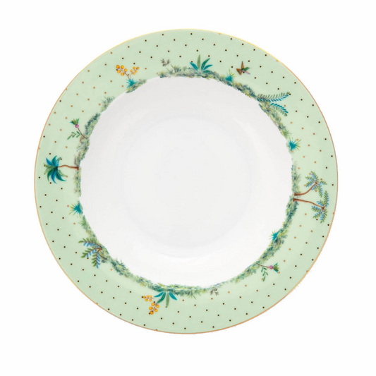 PLATO HONDO LUNARES DORADOS JOLIE