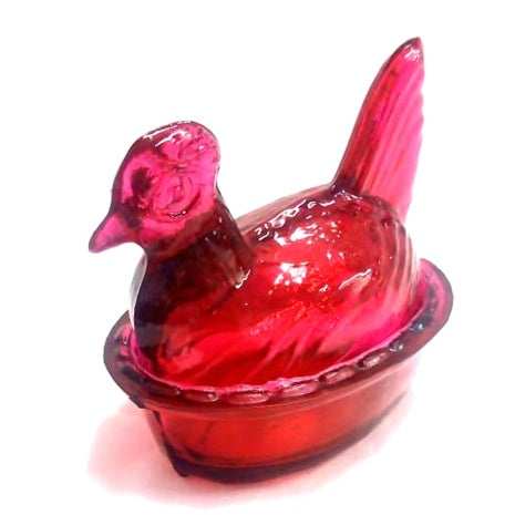 SALERO GALLINA VIDRIO VINTAGE
