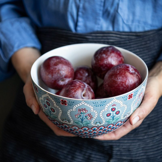 BOWL FESTIVAL FLORES AZUL