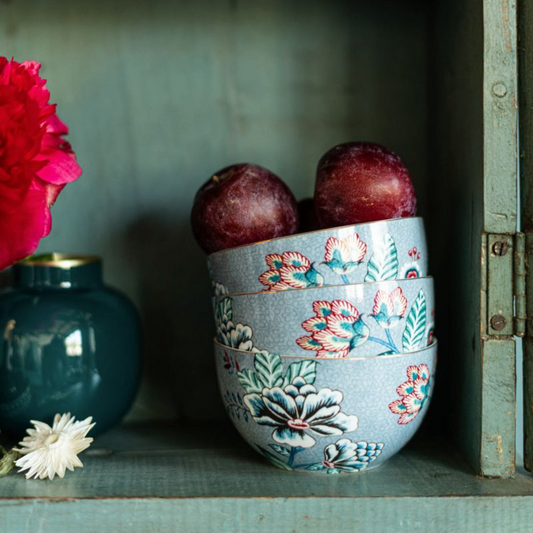 BOWL FESTIVAL FLORES AZUL