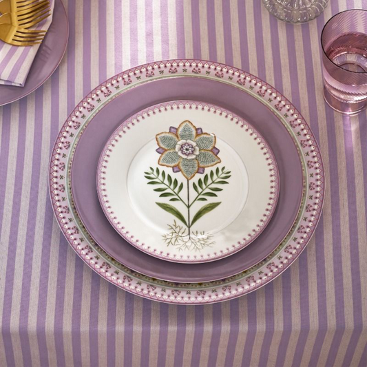 PLATO POSTRE LILY & LOTUS OFF BLANCO