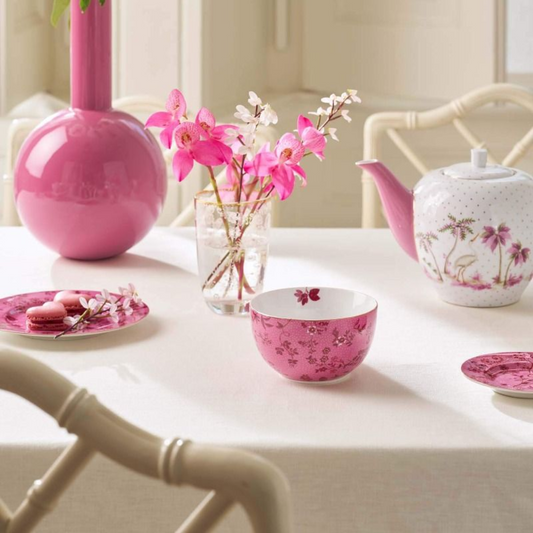 BOWL JOLIE FLORES ROSA