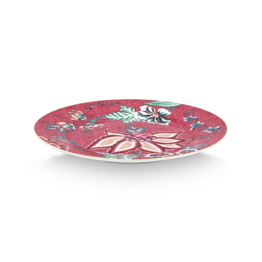 PLATO PARA PAN FLOWER FESTIVAL ROSA OSCURO