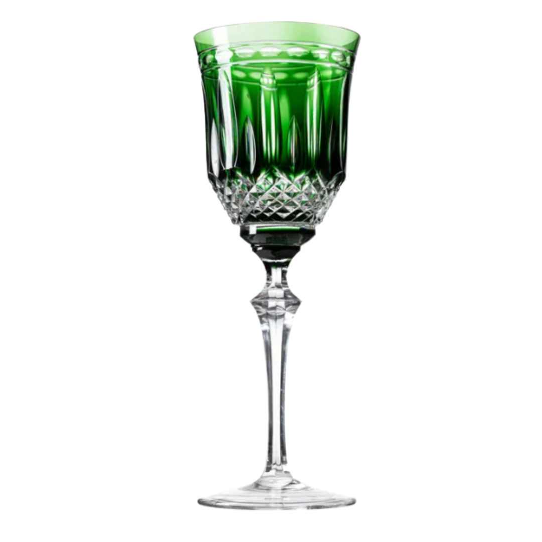 Copa vino tinto verde