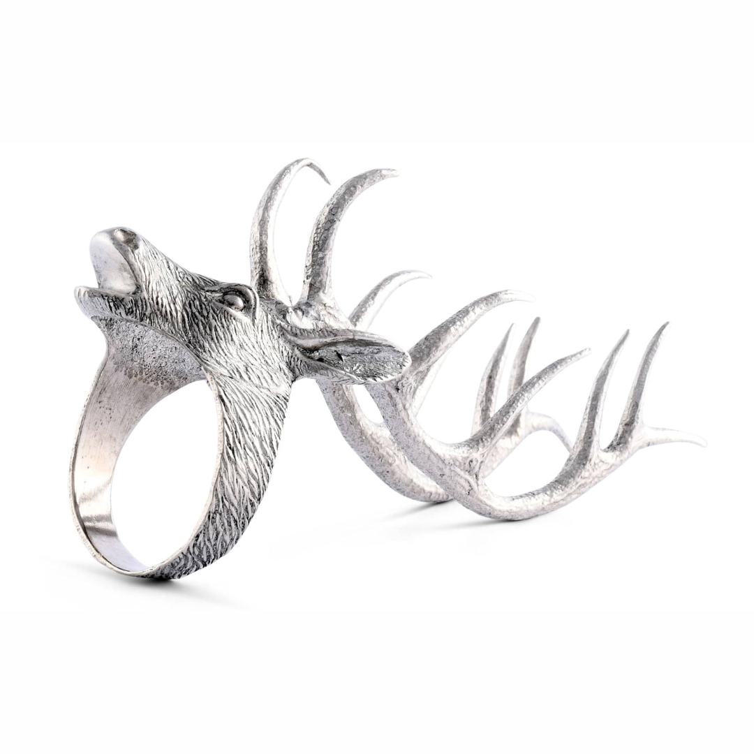 SERVILLETERO CON CABEZA DE ALCE