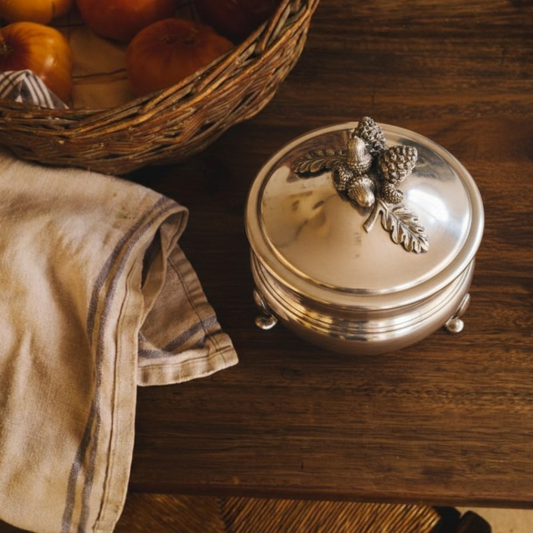 BOWL BELLOTA EN PELTRE PARA SALSA