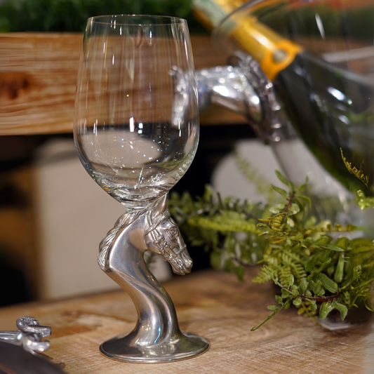 COPA VINO CABEZA DE CABALLO