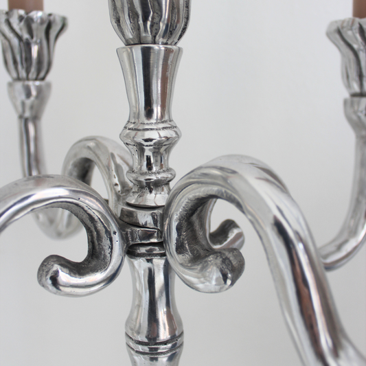 CANDELABRO 5 LUCES PELTRE