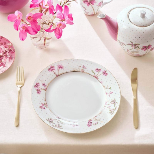 PLATO JOLIE PUNTOS ORO ROSA