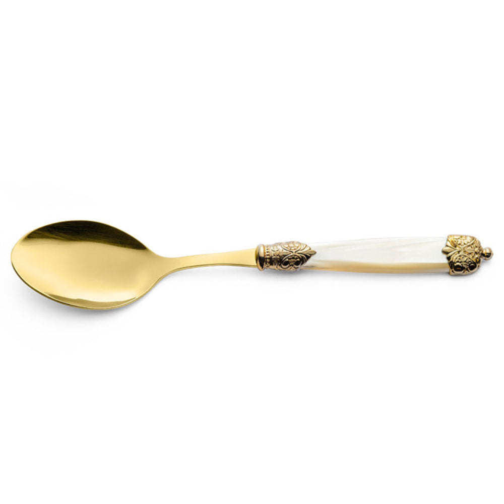 CUCHARA PARA SERVIR MIRAGE TIN GOLD IVORY