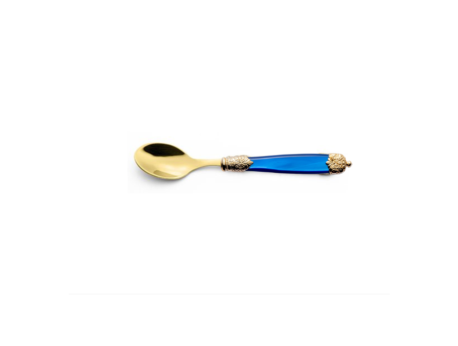 CUCHARA PARA TÉ MIRAGE TIN GOLD BLUE