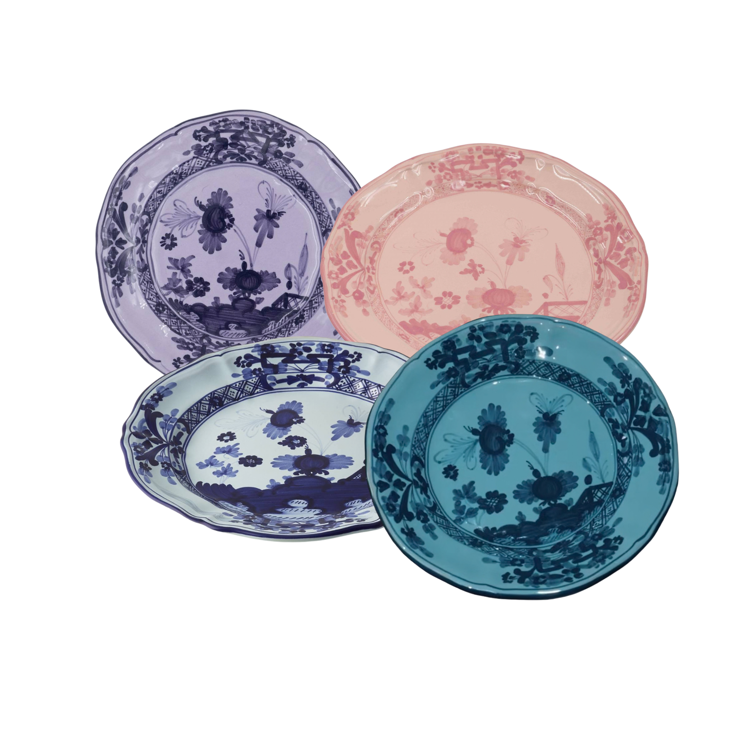 SET/4 PLATO POSTRE GARAFANO