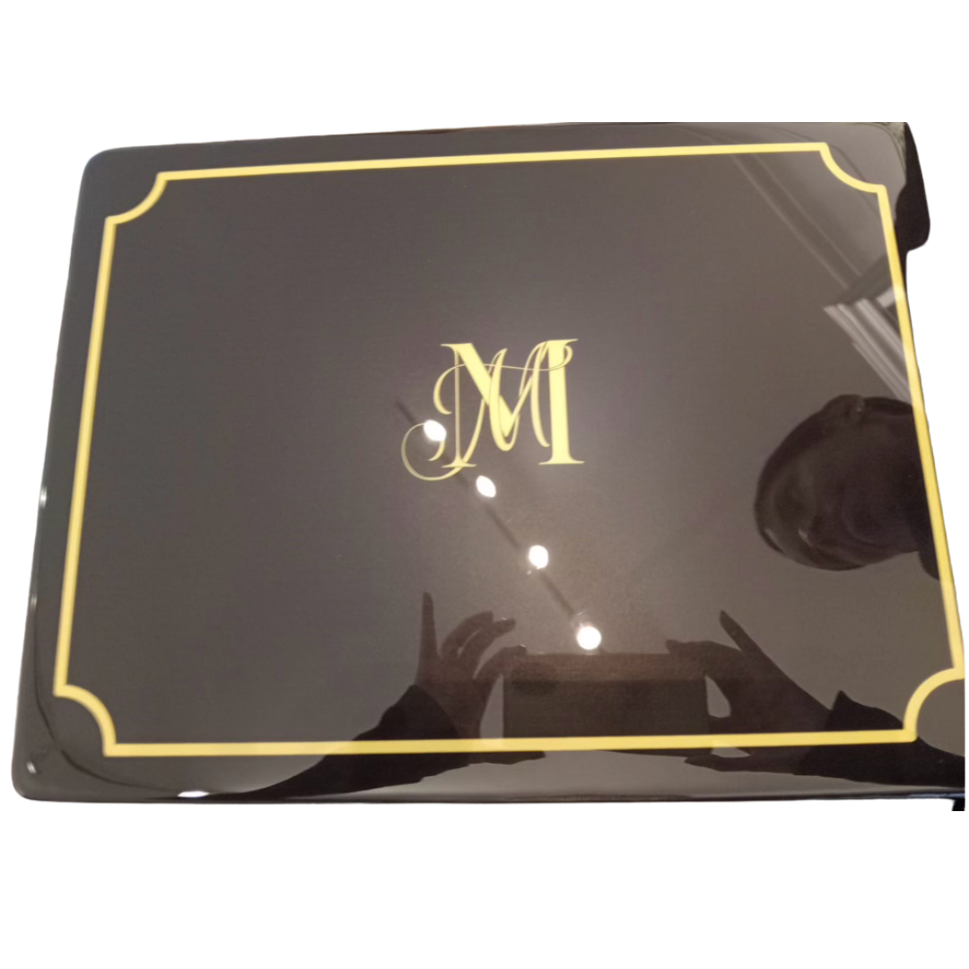 BANDEJA EN TOLL CON BEIGE CLARITO