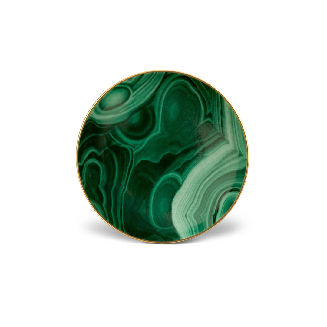 PLATO PEQUEÑO MALACHITE
