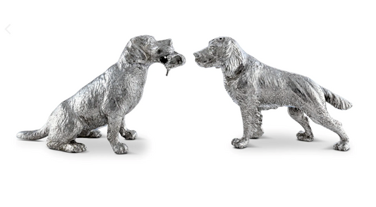 SALERO & PIMENTERO PERROS DE CAZA DE PELTRE