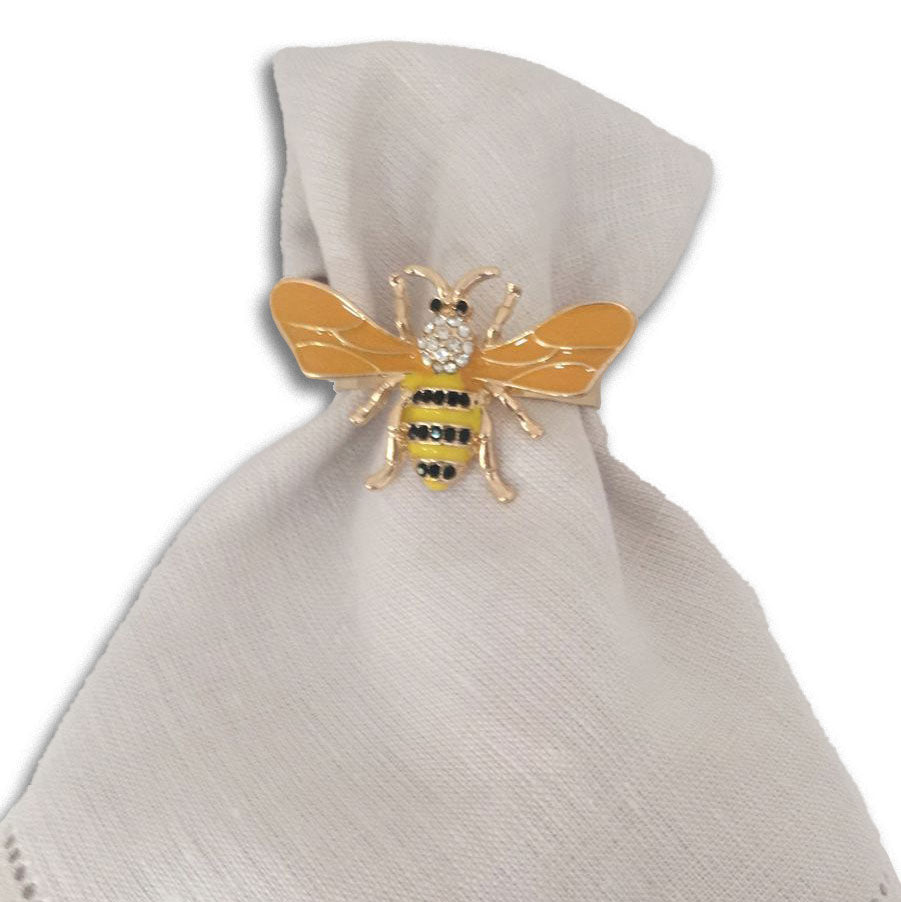 Servilletero abeja metal