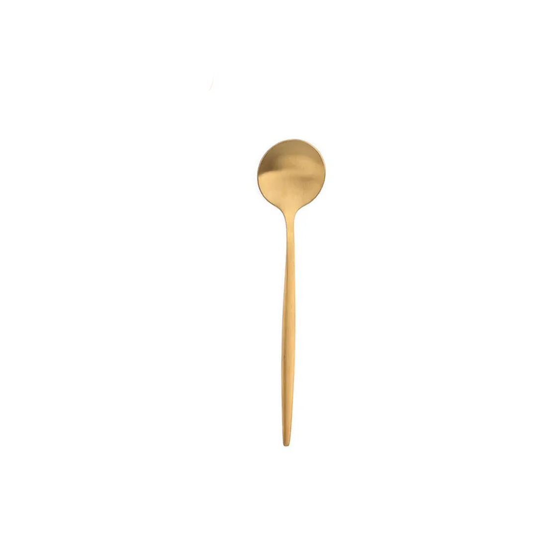 Cuchara postre Matte Gold Moon