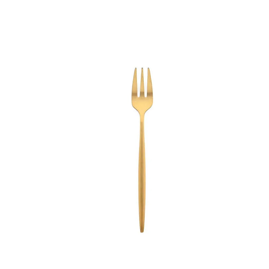 Tenedor postre Matte Gold Moon