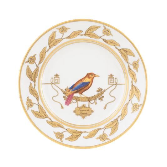 PLATO POSTRE GINORI PAJARO