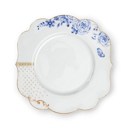 PLATO POSTRE ROYAL BLANCO 23.5CM