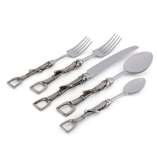 SET x5 PIEZAS DE CUBIERTOS HERRADURA