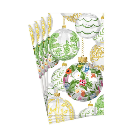 SERVILLETAS PAPEL TOALLA BOLA NAVIDAD