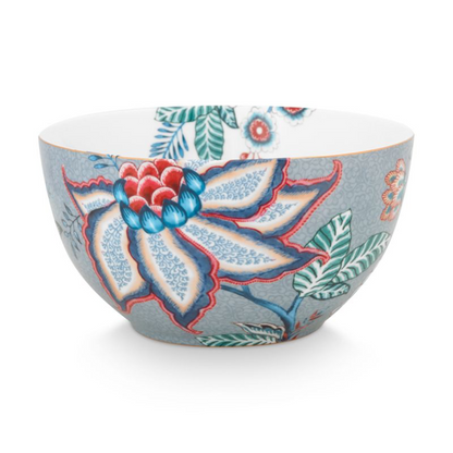 BOWL FLORES FESTIVAL LIGHT AZUL 15CM