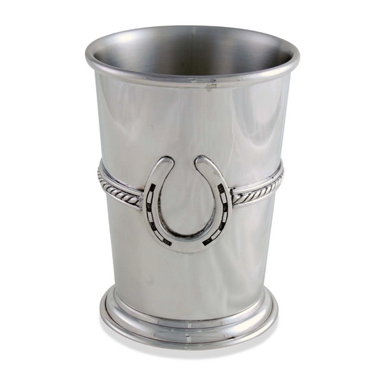 VASO EN PELTRE ESCUESTRE