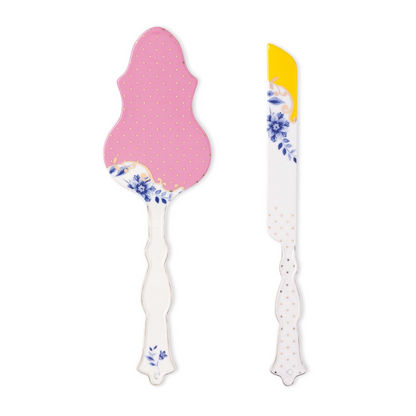 SET X2 SERVIDORES PASTEL CUCHILLO ROYAL