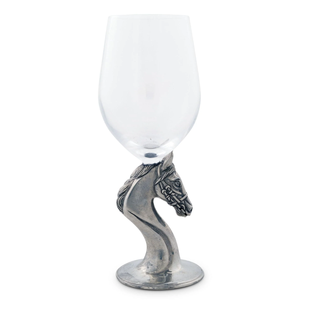 COPA VINO CABEZA DE CABALLO
