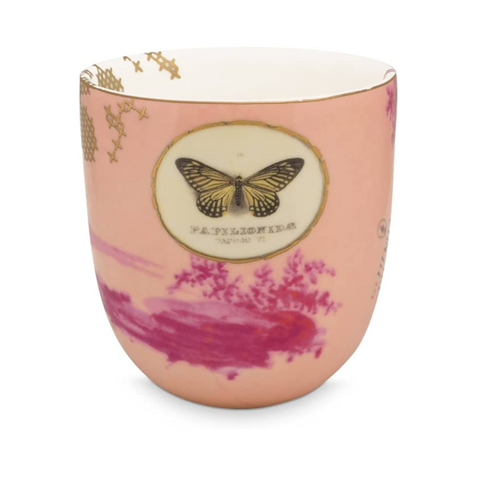 MUG GRANDE PINTADO  ROSA HERITAGE