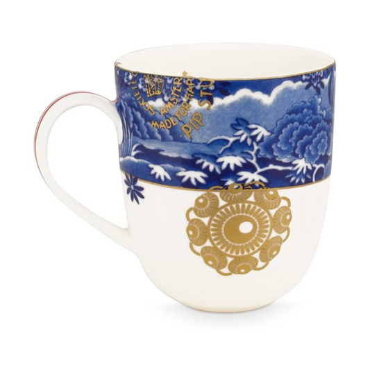 MUG PEQUEÑO BORDE AZUL HERITAGE