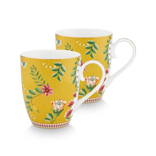 SET X2 MUGS GRANDES AMARILLO