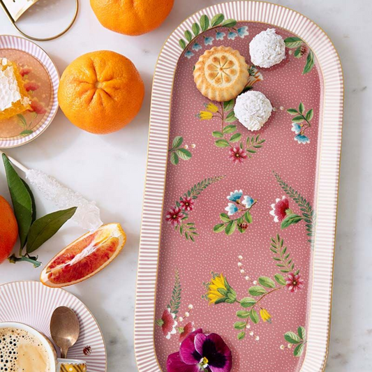 BANDEJA TORTA ROSA