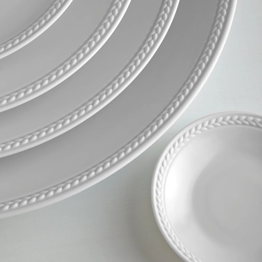 PLATO PAN BLANCO SOIE TRESSEE