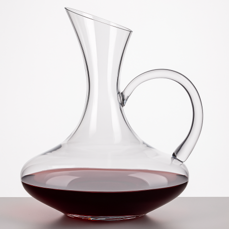 JARRA DECANTER VIDRIO ASA BAJA