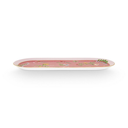 BANDEJA TORTA ROSA