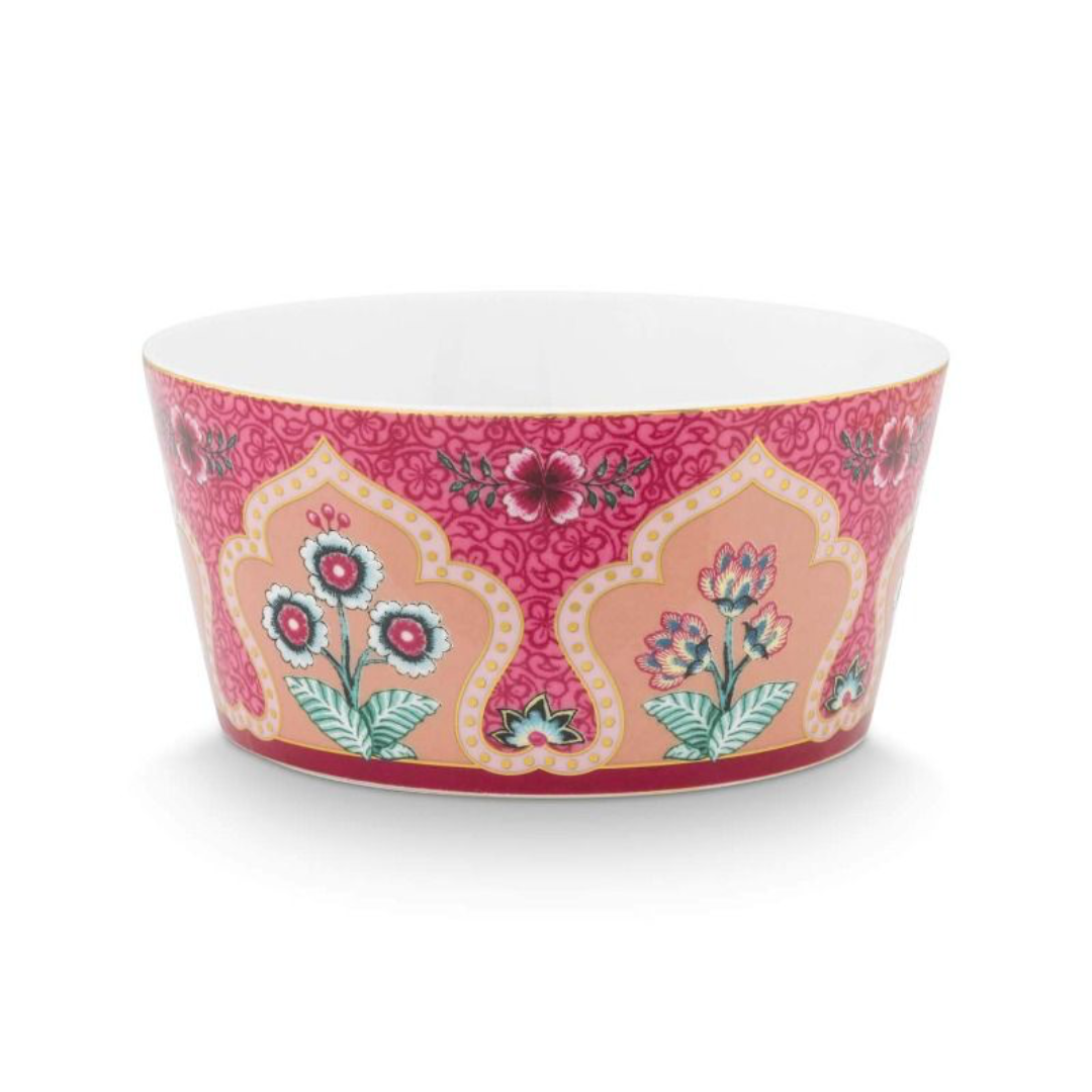 JUEGO DE 4 BOWL FLOWER FESTIVAL ROSADO 12cm