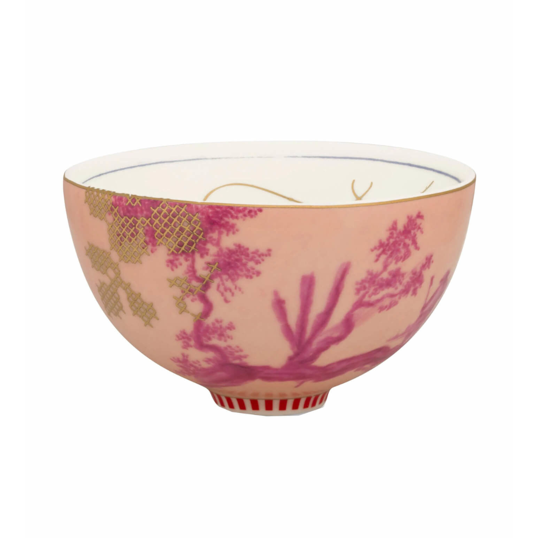 BOWL SERVIR 12CM PINTADO ROSA HERITAGE