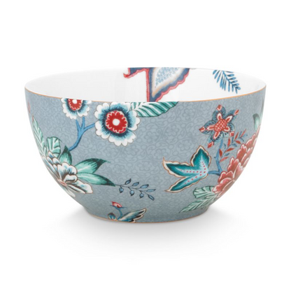 BOWL FLORES FESTIVAL LIGHT AZUL 15CM