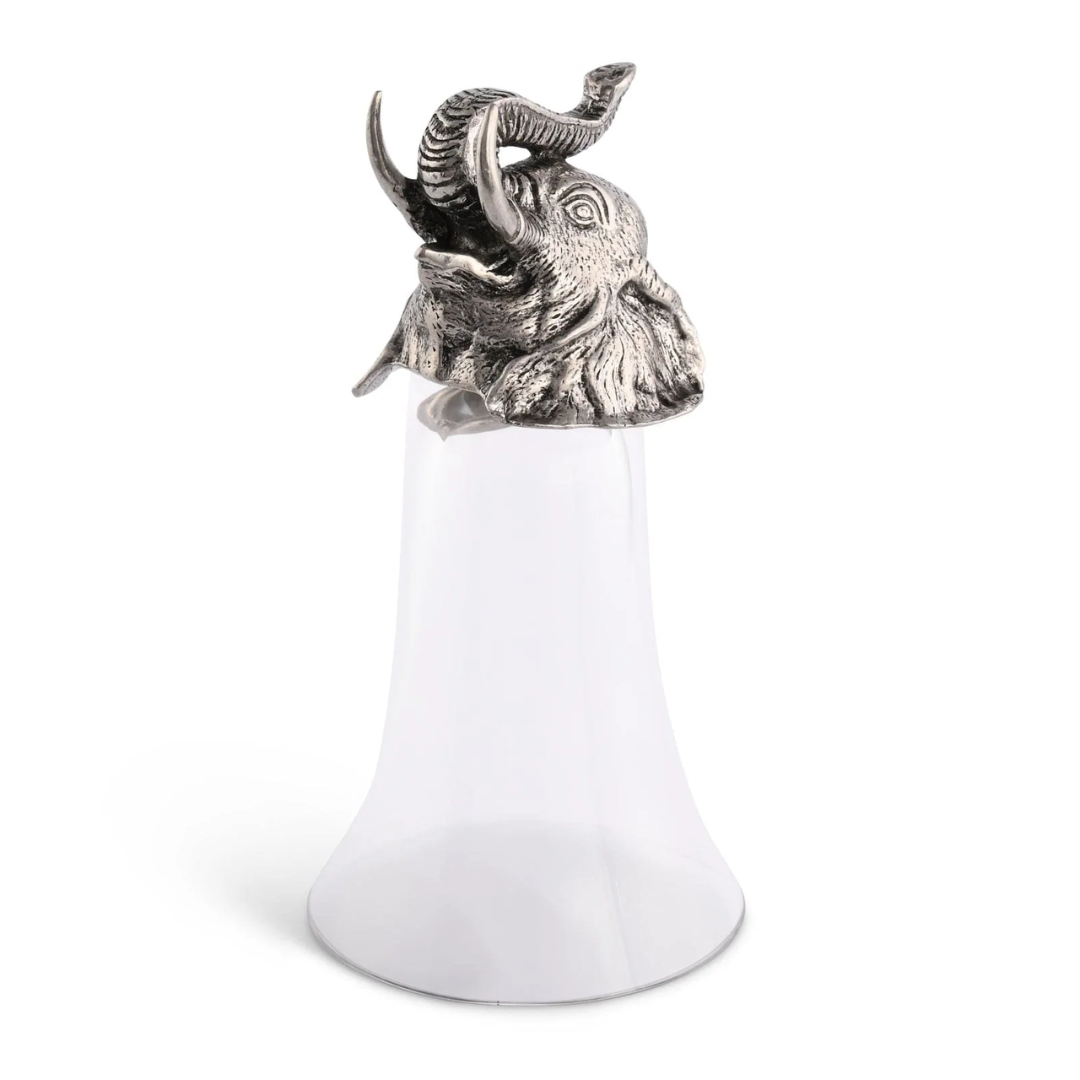 COPA EN VIDRIO ELEFANTE
