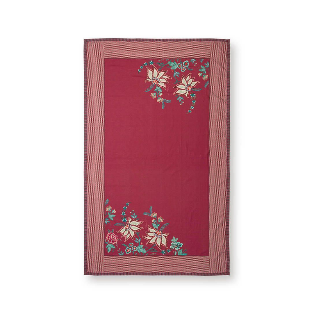 MANTEL FLOWER FESTIVAL ROSADO 150X300