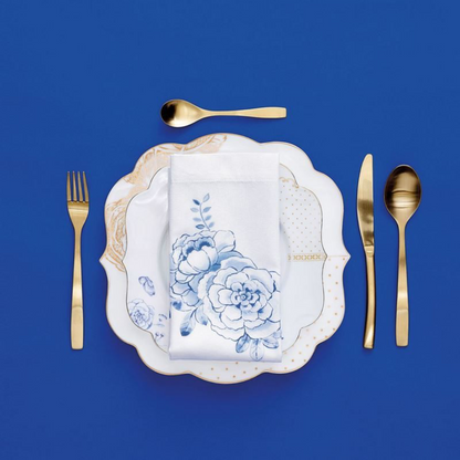 PLATO POSTRE ROYAL BLANCO 23.5CM