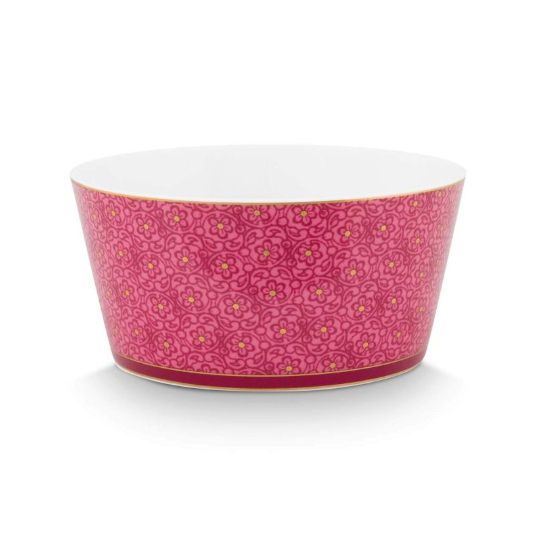 JUEGO DE 4 BOWL FLOWER FESTIVAL ROSADO 12cm