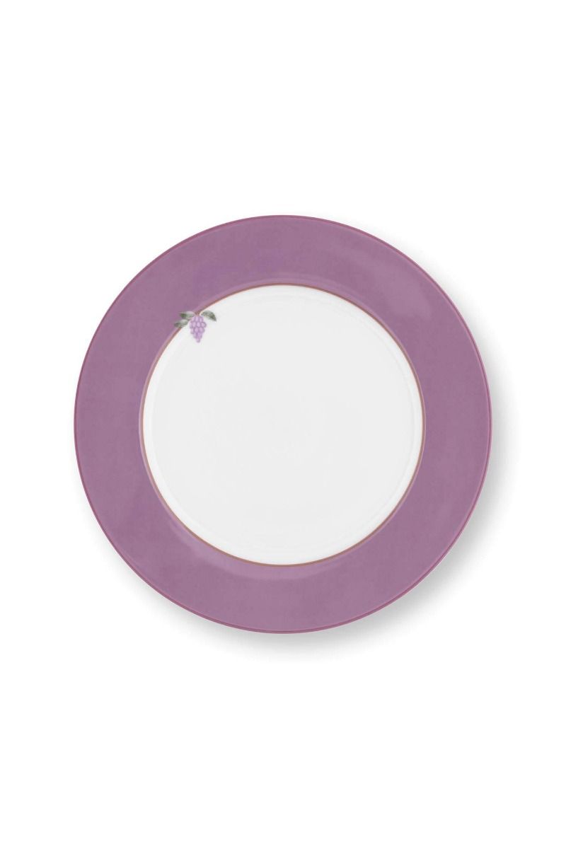 PLATO POSTRE LILY & LOTUS LILAC