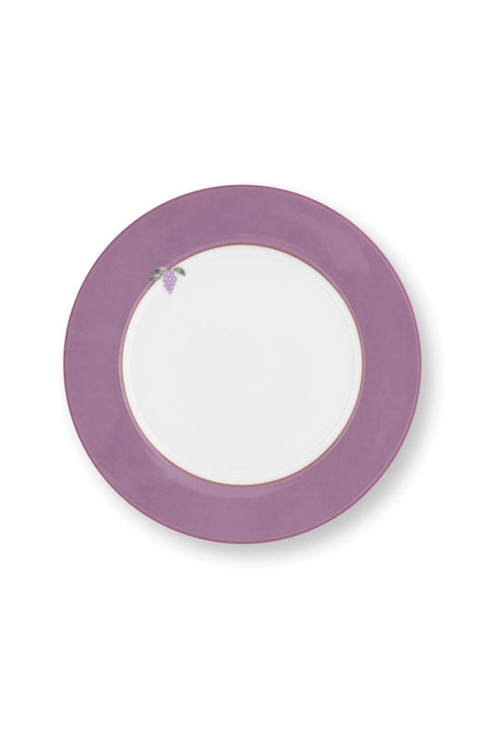 PLATO POSTRE LILY & LOTUS LILAC
