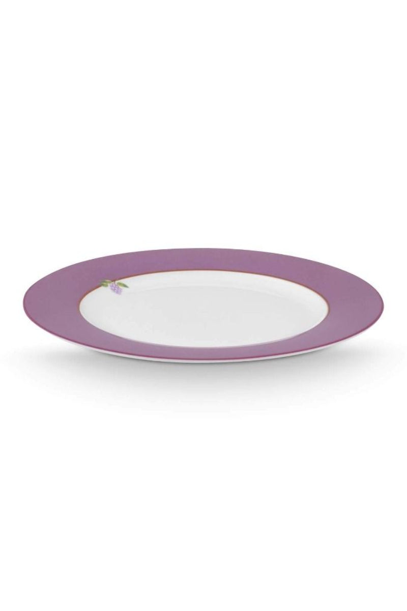 PLATO POSTRE LILY & LOTUS LILAC