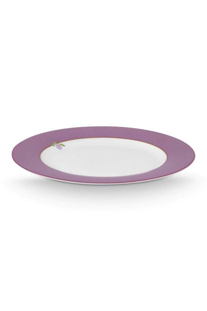 PLATO POSTRE LILY & LOTUS LILAC
